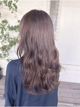 マルクパージュ(marque page) long color×moca＋brown＋beige