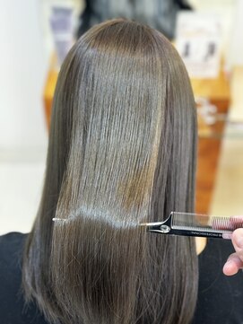 リムルバイアールエイチ(limuL by Яh) 髪質改善カラー【オリーブアッシュ】