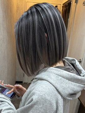 ルーゼン(LUXEN) 【LUXEN】グレーバレイヤージュ