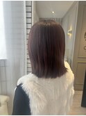 カラーヘアエステ×チェリーブラウン