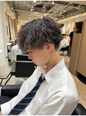 マッシュ×ツイストスパイラルパーマ