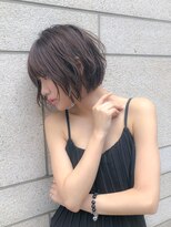 スウド(Swd) ひし形ショートボブ/ブラウン/美シルエット