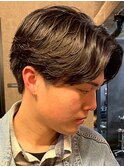 佐賀シャドウパーマニュアンスパーマメンズマッシュフェード