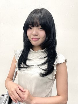 ソソ(soso) くびれヘア/アプリコットオレンジ/夏のヘアアレンジ/横浜