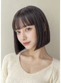 KOZUEが提案するシルキーストレートボブ