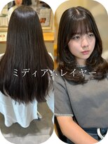 ブレンドバイハピネス(Blend by happiness)&nbsp;奈良×レイヤー×ミディアム×韓国風