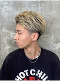 波巻きツイストスパイラルパーマ/フェザーパーマ/眉毛/メンズ