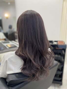 ジ エクト リアン 箕面店(The Ect Lien) 似合わせカット/デザインカラー/ロングヘア/コテ巻き