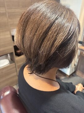 ラプチャー(RAPTURE) 白髪ぼかしハイライト小顔似合わせカット