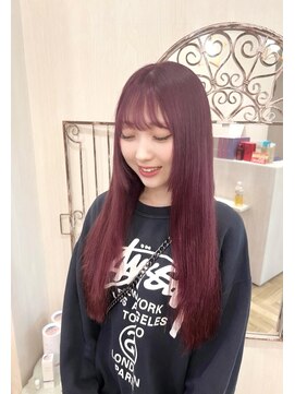 シュガー ヘアアンドネイル 仙台(SUGAR) カシスピンクカラー◎