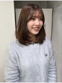 レイヤーカット/顔周りレイヤー/酸性ストレート/レイヤー