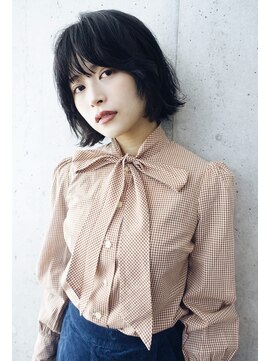 オン(ON) 【ON】ボブ　× レイヤーパーマ