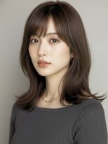シータ 成増(THETA) 20代30代40代小顔くびれボブ透明感カラーミディアム前髪あり成増