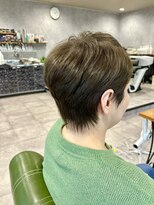 大人女性向けサロンclover 【白髪ぼかし/白髪染め】【4月上旬オープン(予定)】 オリーブカラーショート