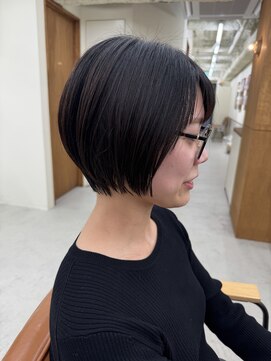 タミーズ 金山(Tummy's) 丸みショート×黒髪