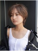 【GEEKS渋谷】ナチュラルショートウルフ/夏カラー/小顔/レイヤー