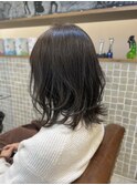 ナチュラルグレージュ　レイヤーカット