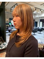 グッドフェローズ キタホリエ(GoodFellas kitahorie)&nbsp;透明感のあるレイヤーカットハイトーンカラーブリーチ艶感