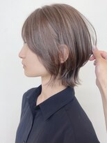 モリオフロムロンドン 原宿本店(morio from London)&nbsp;【morio原宿】ハイライトカラー　ベージュ　くびれレイヤーボブ
