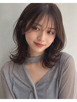 リア トーキョー(Lia TOKYO)&nbsp;【工藤武士】外ハネレイヤーで抜け感のある大人ミディアムヘアー