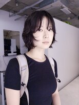 フィルムス 表参道(FILMS)&nbsp;ミニボブレイヤー/レイヤーカット/ウォームベージュ/前髪/表参道