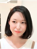 ナチュラルな抜け感　人気♪大人可愛い小顔ボブ ［Flicka仙台］