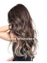 ヘアースタジオ ゼン(hair studio Zen) 外国人風ハイライトデザイン