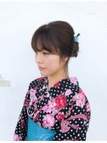 コジック ヘアアンドアイ(Cogic hair & eye)&nbsp;浴衣和装イベント大人可愛いナチュラル清楚ヘアアレンジ