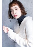 【La fith】外はねボブ×眉上バング