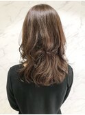 デジタルパーマ×ふんわりセミロング【表参道青山原宿】