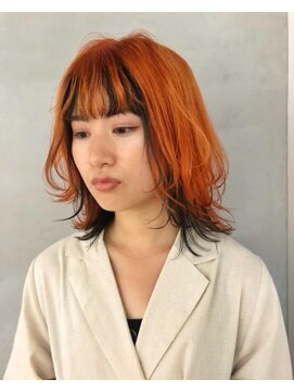 ジーナ(XENA) ブラックインナーオレンジ