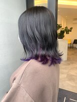 フェーディン(fa/din)&nbsp;ダークグレージュインナーパープル