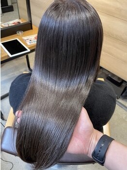 ヘアーアンジェ 南矢野目店(Hair ange)の写真/【水素トリートメント+カット¥11000→¥9000】根本からの髪質改善"水素トリートメント"で動くたび輝く髪へ♪