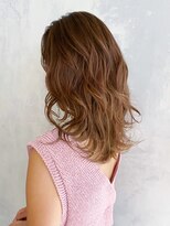 アイティーバイアルバム 下北沢店(IT by ALBUM)&nbsp;グレージュロング_ショコラベージュボブルフ_ba346401