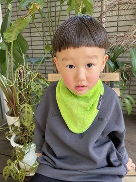 ダブル(W) 【hair salon W】キッズコボスタイル