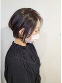 前下がり丸みショートボブ【尾野恭平】