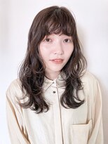 アイティーバイアルバム 松戸店(IT by ALBUM)&nbsp;波巻のレイヤー_グレージュカラーボブウルフ_38707