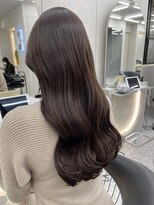 ロンド マーレ 天神大名店(Lond mare)&nbsp;韓国ヘア　ロングヘア　レイヤーカット　前髪カット　くびれ巻き