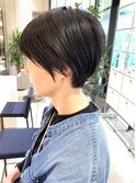 大人ショート/耳かけハンサムショート/襟足短め20代30代40代