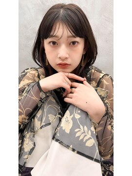 ロンドプロフィール 浦和(Lond profil) 中川　前髪カット顔まわり似合わせ外ハネくびれレイヤーミディ