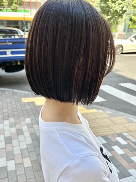 ネオリーブ アンド 渋谷店(Neolive &) 【韓国／ボブ】切りっぱなしボブ