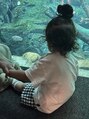 ムード(mood) 水族館大好き!!チビちゃんとアクアトト年パスで行きます。