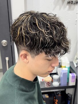 リベル(LIBER) メンズハイライトメッシュ/八王子駅/メンズカット/メンズパーマ