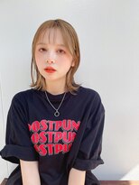 kisai BUZZ＊ 西川史浩　ミルクベージュ×インナーカラー