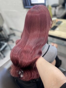 ベレーザ 渋谷(BELEZA) 6850艶髪カシスレッドラベンダーパープルハイトーンワンホンヘア