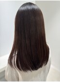 ストレートセミロング ASH BROWN