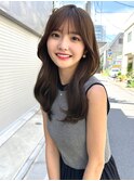 20代30代40代◎前髪パーマグレーベージュレイヤーロング黒髪