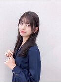 ボブヘア/レイヤーカット/ウェットヘア/オリーブベージュ/表参道