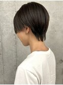 ＊ハンサムショート大人ショート黒髪マッシュシュート30代40代1