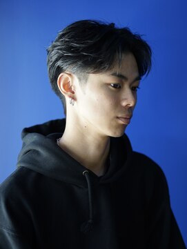 ボブ 金沢(BOB) 10代20代センターパート刈り上げニュアンスパーマ